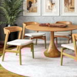 Cadeira Samara Com Encosto Laminado
