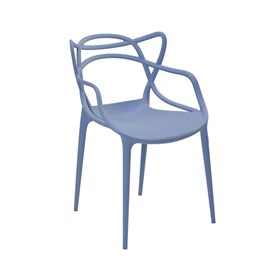 Cadeira Victoria em Polipropileno - Azul Caribe