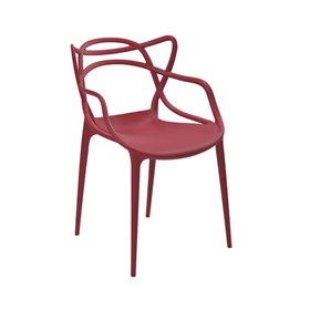 Cadeira Victoria em Polipropileno - Cereja