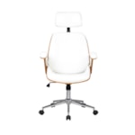 Cadeira Westmont Presidente C/ Base Cromada - Branco