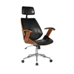 Cadeira Westmont Presidente C/ Base Cromada - Preto