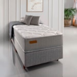 Cama Box Com Colchão De Solteiro Engelberg Extra-Firme