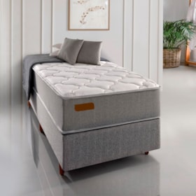 Cama Box Com Colchão De Solteiro Engelberg Extra-Firme