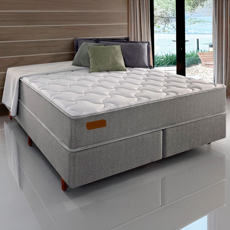 Cama Box Com Colchão Queen Engelberg Standard