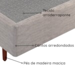 Cama Box Solteiro Engelberg Sem Colchão