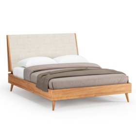 Cama Trévise Casal/Queen/King Com Cabeceira Em Tecido