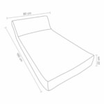 Chaise Uptown Para Área Externa