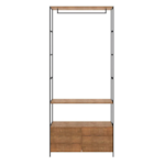 Closet Arara C/ Cabideiro Becker Quantum em Aço C/2 Gavetas