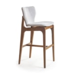 Conjunto 2 Banquetas Livia Em Madeira Maciça Freijó 75cm
