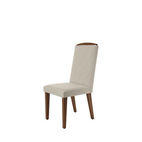 Conjunto 2 Cadeiras Daisy Com Pés Em Madeira Maciça - Natural E Linked 02