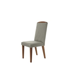 Conjunto 2 Cadeiras Daisy Com Pés Em Madeira Maciça - Natural E Linked 35