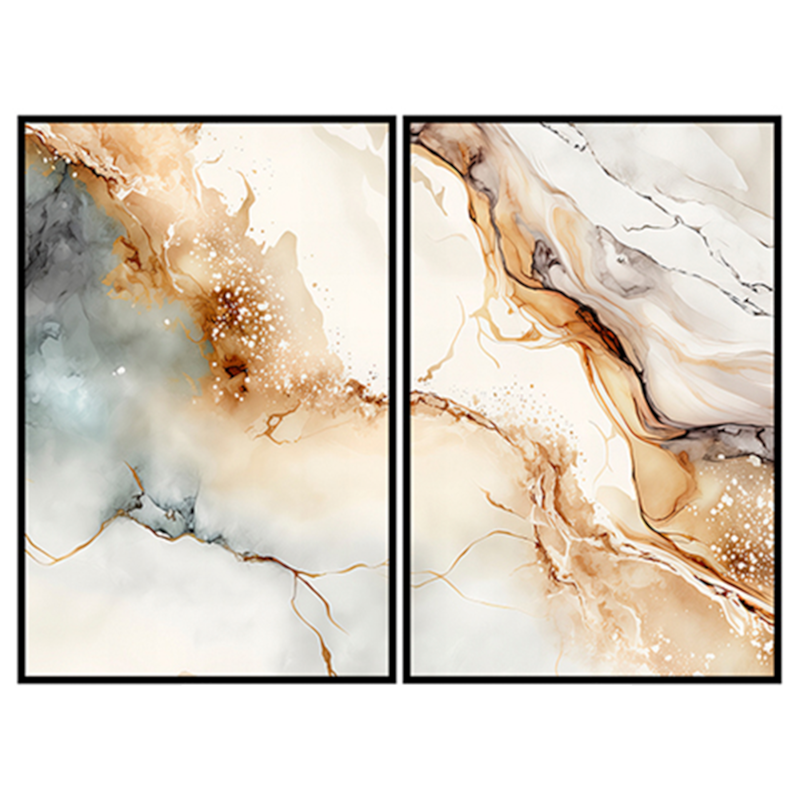 Conjunto 2 Quadros Decorativos Au Latte