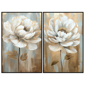Conjunto 2 Quadros Decorativos Blanche