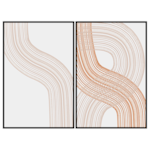 Conjunto 2 Quadros Decorativos Chemins