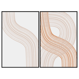 Conjunto 2 Quadros Decorativos Chemins