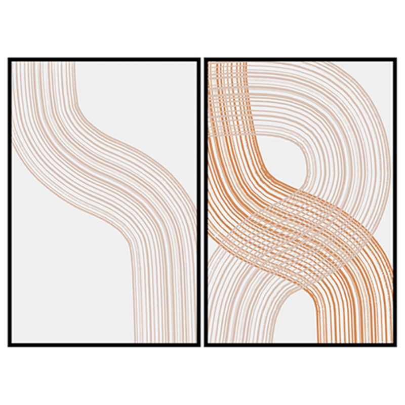 Conjunto 2 Quadros Decorativos Chemins