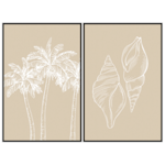 Conjunto 2 Quadros Decorativos Dimenge
