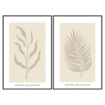 Conjunto 2 Quadros Decorativos Flore