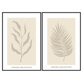 Conjunto 2 Quadros Decorativos Flore