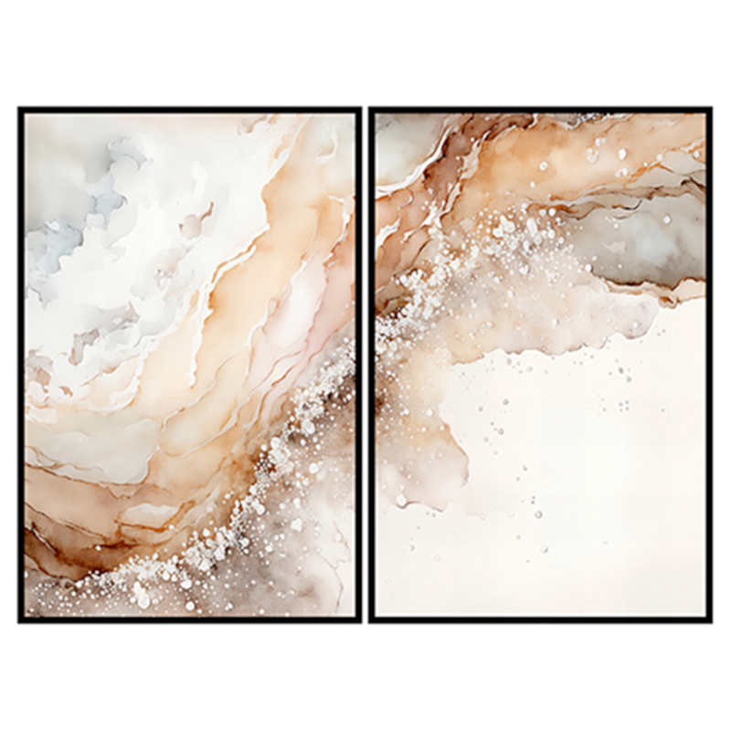 Conjunto 2 Quadros Decorativos La Nacre