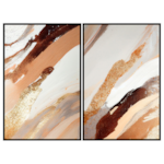 Conjunto 2 Quadros Decorativos La Vague