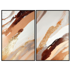 Conjunto 2 Quadros Decorativos La Vague