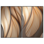 Conjunto 2 Quadros Decorativos Mettre Au Monde