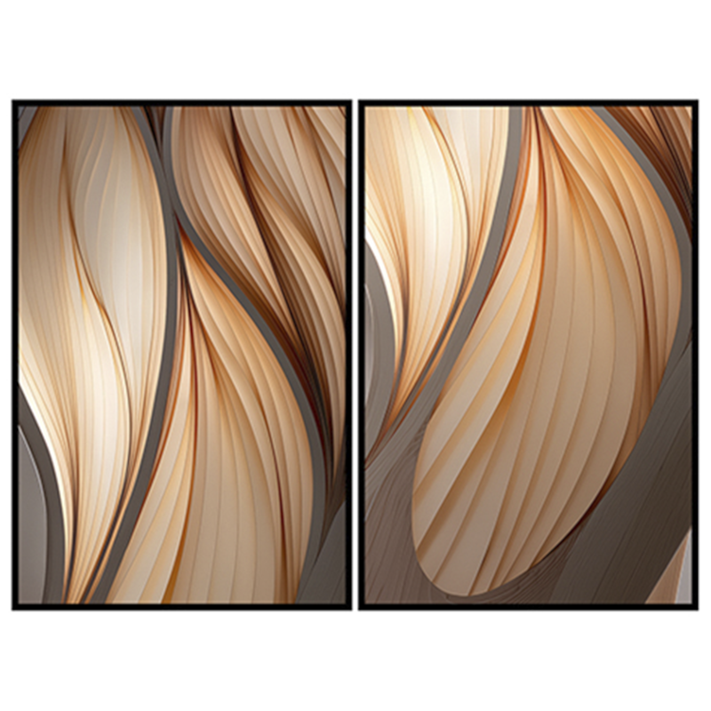 Conjunto 2 Quadros Decorativos Mettre Au Monde
