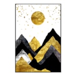 Conjunto 2 Quadros Decorativos Montagne Dorate