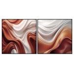 Conjunto 2 Quadros Decorativos Quadrados Évolution