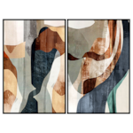 Conjunto 2 Quadros Decorativos Retangulares Taillis