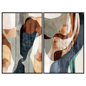 Conjunto 2 Quadros Decorativos Retangulares Taillis