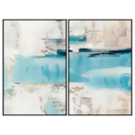 Conjunto 2 Quadros Decorativos Snowfall