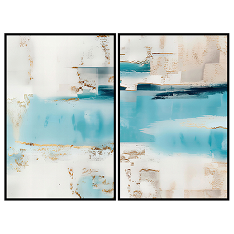Conjunto 2 Quadros Decorativos Snowfall