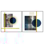 Conjunto 2 Quadros Decorativos Solaria