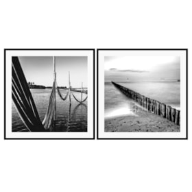 Conjunto 2 Quadros Seaside