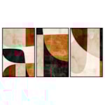 Conjunto 3 Quadros Decorativos Pathara