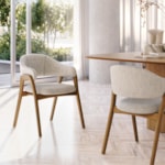 Conjunto Sala De Jantar Mesa Dunas 260cm E 8 Cadeiras Grise