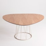 Conjunto Sala De Jantar Mesa Orgânica Com 6 Cadeiras Veinard Laminada