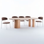 Conjunto Sala De Jantar Mesa Passarela Com 8 Cadeiras Dinsdale