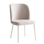 Conjunto Sala De Jantar Mesa Redonda Parcelle 120cm E 4 Cadeiras Florence