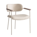 Conjunto Sala De Jantar Mesa Redonda Parcelle Laminada 140cm Com 5 Cadeiras Legir