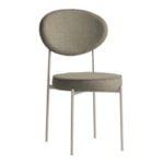 Conjunto Sala De Jantar Mesa Redonda Parcelle Laminada 140cm Com 6 Cadeiras Denver