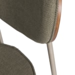 Conjunto Sala De Jantar Mesa Redonda Parcelle Laminada 140cm Com 6 Cadeiras Denver