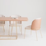Conjunto Sala De Jantar Mesa Retangular Denver Com 6 Cadeiras Bangkok
