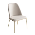 Conjunto Sala De Jantar Mesa Retangular Georgia 160cm Com Tampo De Vidro E 6 Cadeiras Felice