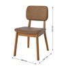 Conjunto Sala De Jantar Mesa Wind Retangular Branco 180cm Com 6 Cadeiras Classic Marrom