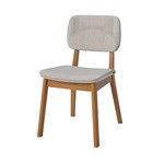 Conjunto Sala De Jantar Mesa Wood Retangular Off White 120cm Com 4 Cadeiras Classic Nature