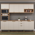 Cozinha Modulada Amajari 5 Peças Com Torre Quente
