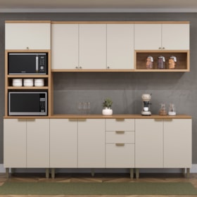 Cozinha Modulada Amajari 5 Peças Com Torre Quente